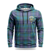 Douglas Modern Tartan Crest Hoodie